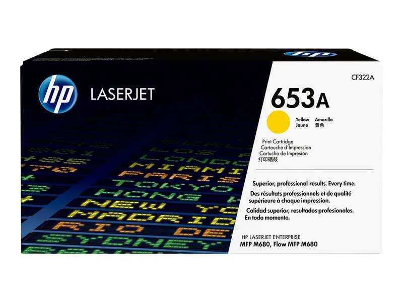 HP CF322A Amarillo Tóner Original - 653A
