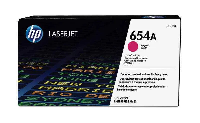 HP CF333A Magenta Tóner Original - 654A