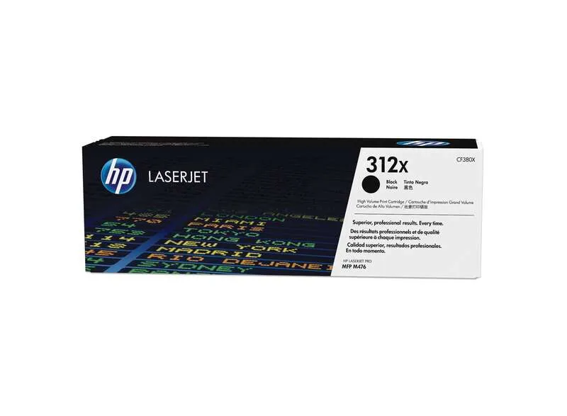 HP CF380X Negro Tóner Original - 312X