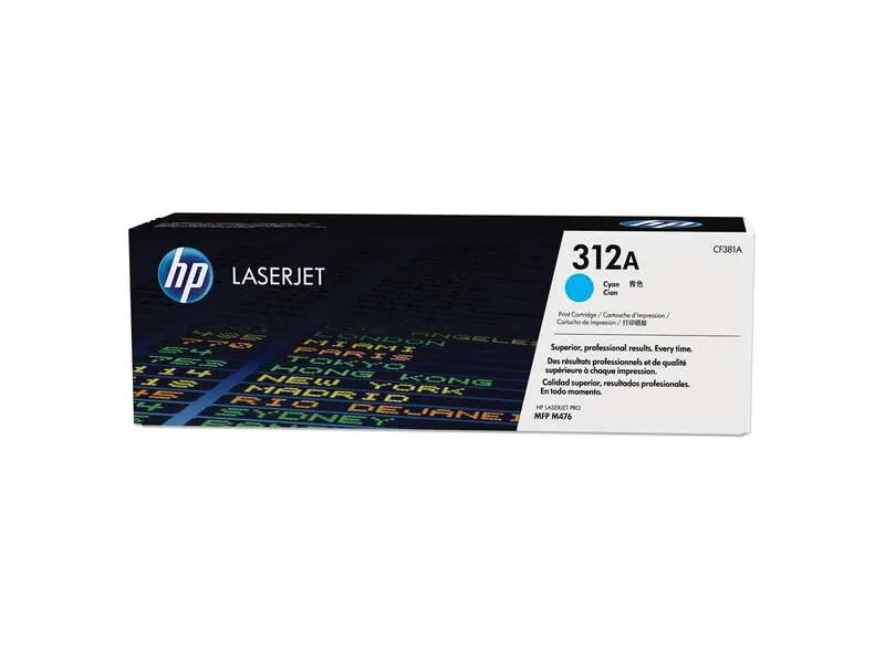 HP CF381A Cyan Tóner Original - 312A