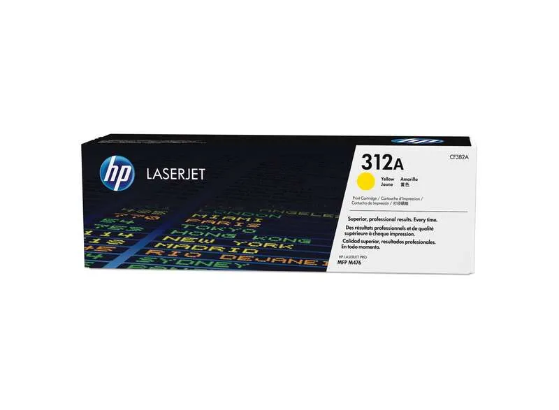 HP CF382A Amarillo Tóner Original - 312A