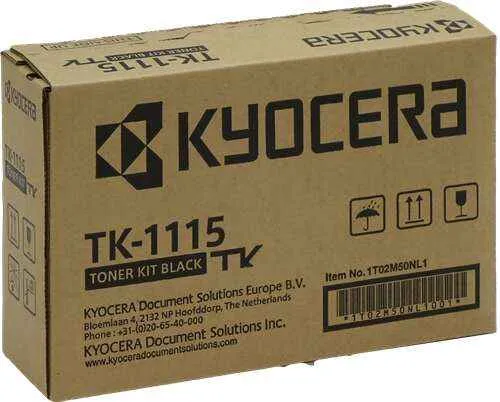 Kyocera TK1115 Negro Tóner Original - 1T02M50NL0/1T02M50NL1