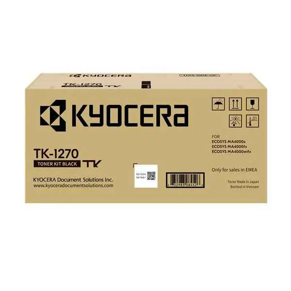 Kyocera TK1270 Negro Tóner Original - 1T0C140NL0