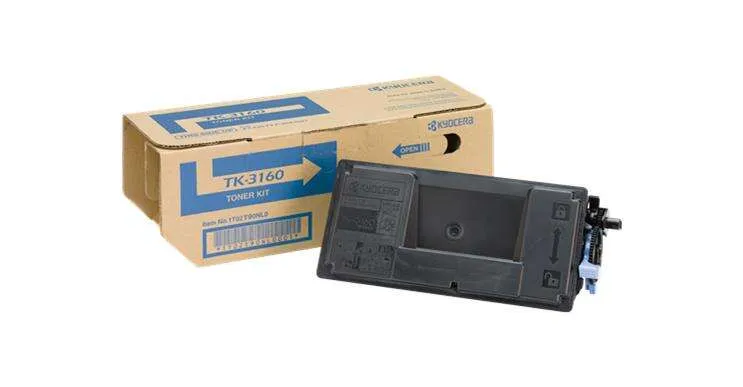 Kyocera TK3160 Negro Tóner Original - 1T02T90NL0/1T02T90NL1