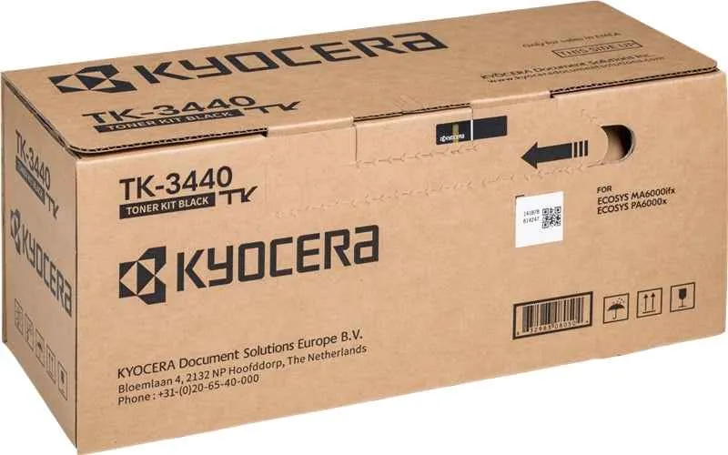 Kyocera TK3440 Negro Tóner Original - 1T0C0T0NL0