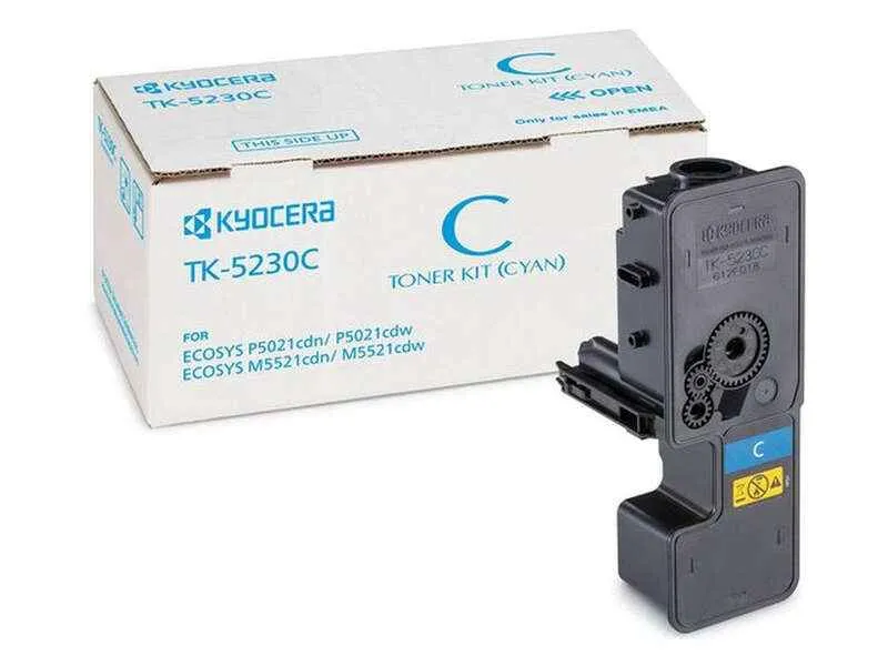 Kyocera TK5230 Cyan Tóner Original - 1T02R9CNL0/TK5230C