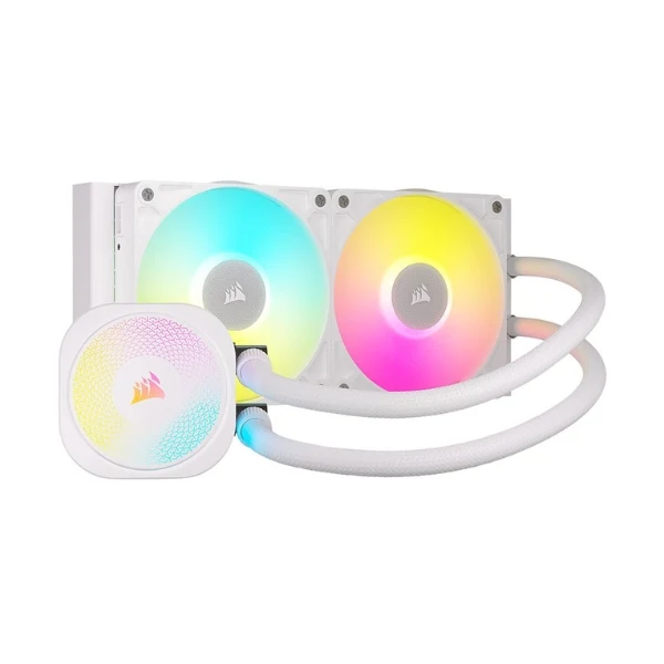 Enfriador Líquido Corsair iCUE LINK TITAN 240 RX RGB 240mm All in One – Blanco