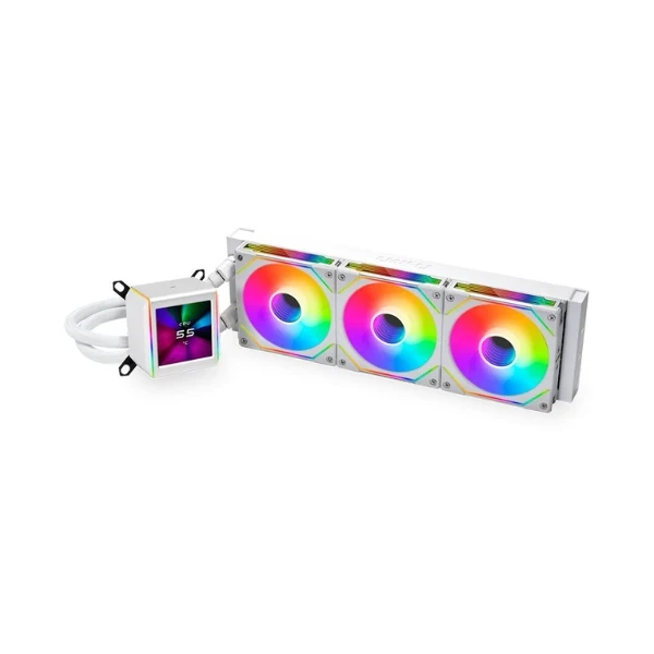 Enfriador Líquido Lian Li Galahad II LCD-SL Infinity 360mm All in One – Blanco