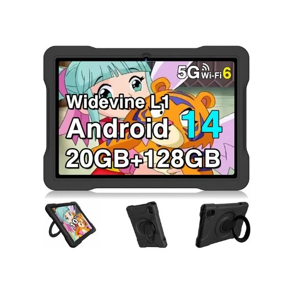 Tablet UJJ U8 Android 14 - 10.1" - Octa-Core - 20GB RAM - 128GB - Expandible 1TB - Wi-Fi 6 - GPS - Negro