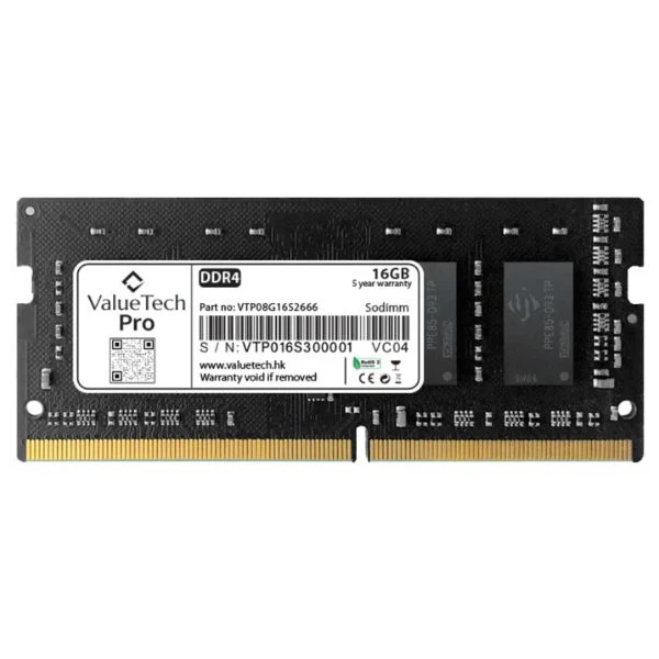 Memoria RAM Valuetech 16GB DDR4 3200MHz SODIMM – Para Laptop