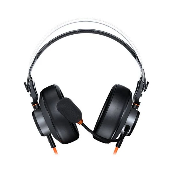Audifono Microfono Cougar gaming VM410 TOURNAMENT/ 3.5MM/ RGB/ Mmultiplataforma USB Color Naranja.