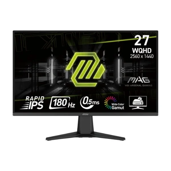 Monitor MSI MAG 275QF - 27" - (2560x1440) WQHD - Rapid IPS - 180Hz