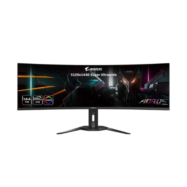 Monitor Gigabyte AORUS CO49DQ SA - 49" 5K WQHD - (5120 x 1440) QD-OLED - 144Hz