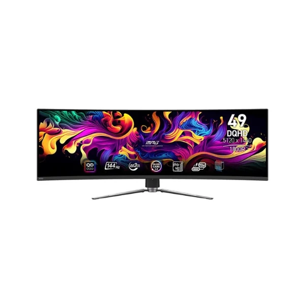 Monitor MSI MPG 491CQP - 48,9" 2K QHD - (5120 x 1440) QD-OLED - 144Hz