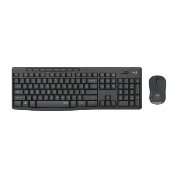 Combo Teclado y Mouse Logitech MK295 Silent - Inalámbrico - 1000 DPI - 3 Botones - Español - Negro - 920-009792