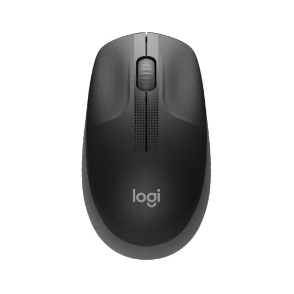 Mouse Logitech M190 Inalámbrico Óptico 1000 DPI - 3 Botones - Ambidiestro - Negro/Gris - 910-005902