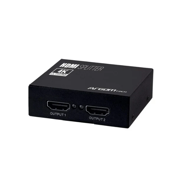 Splitter HDMI Argom 1x2 4K Ultra HD - 2 Canales - Full HD 3D - 340MHz - Plug & Play - ARG-AV-5110