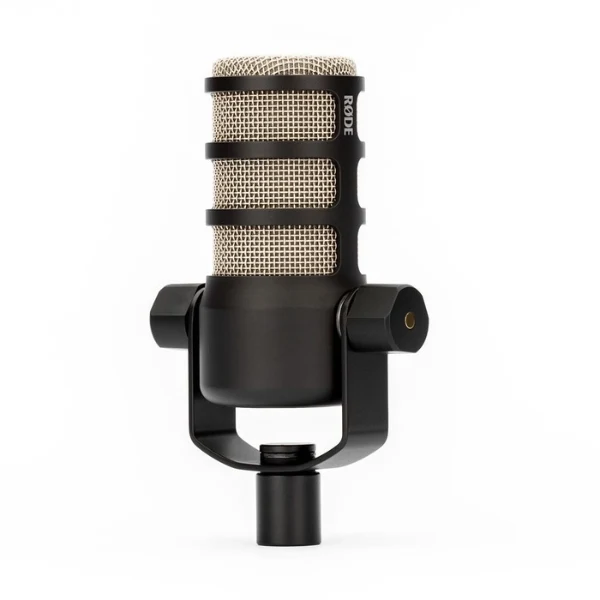 Micrófono Dinámico Rode XLR PodMic - Patrón Cardioide - Filtro Pop Interno - Soporte Integrado - PODMIC - Negro