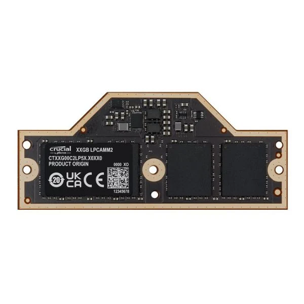 Memoria RAM Crucial 64GB DDR5 7500MHz – Single Channel – LPCAMM2 – Para Laptop