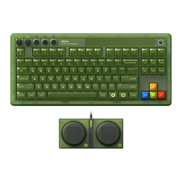 Teclado Gaming Mecánico Inalámbrico 8Bitdo Retro 87 Xbox Edition RGB