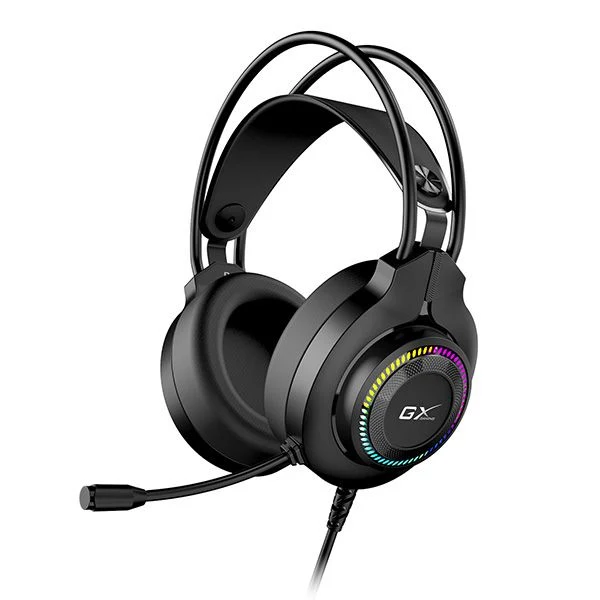 Audífonos Gaming Genius HS-GX580U - RGB - USB - Micrófono - Negro