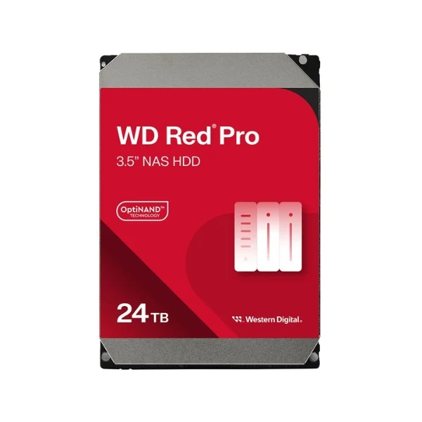Disco Duro HDD WD Red Pro 24TB 7200 RPM Cache 512MB SATA III 6Gb/s 3.5"