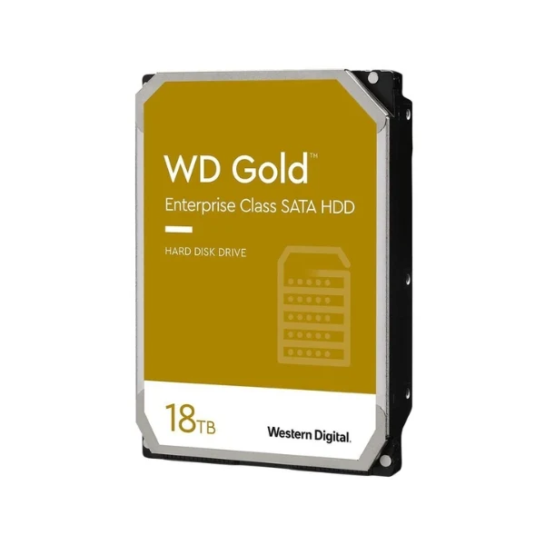 Disco Duro HDD WD Gold 18TB 7200 RPM Cache 512MB SATA III 6Gb/s 3.5"