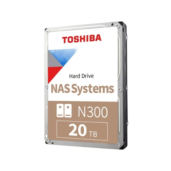 Disco Duro HDD Toshiba N300 20TB 7200 RPM Cache 512MB SATA III 6Gb/s 3.5"