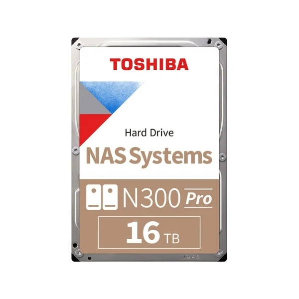 Disco Duro HDD Toshiba N300 Pro 16TB 7200 RPM Cache 512MB SATA III 6Gb/s 3.5"