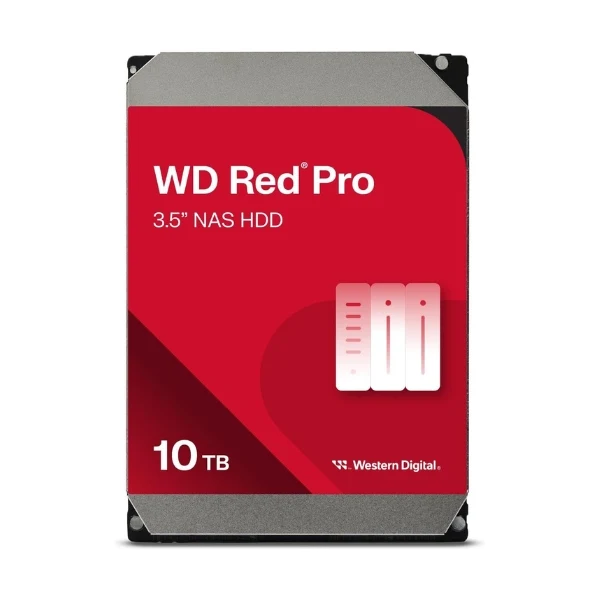 Disco Duro HDD WD Red Pro 10TB 7200 RPM Cache 512MB SATA III 6Gb/s 3.5"