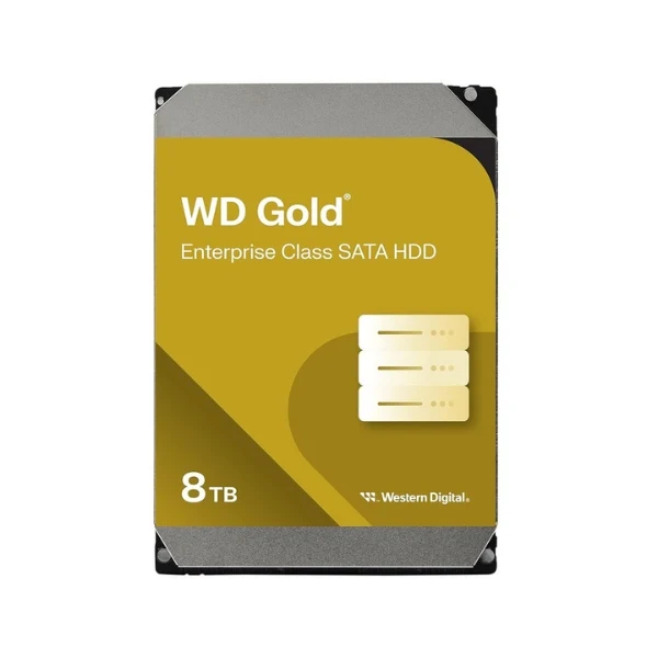 Disco Duro HDD WD Gold 8TB 7200 RPM Cache 256MB SATA III 6Gb/s 3.5"