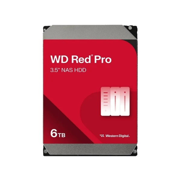 Disco Duro HDD WD Red Pro 6TB 7200 RPM Cache 256MB SATA III 6Gb/s 3.5"