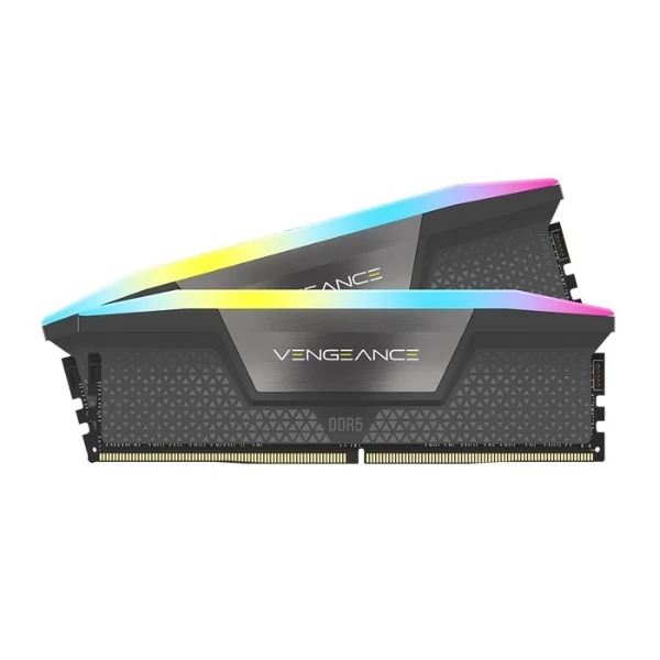 Memoria RAM Corsair VENGEANCE RGB 32GB (2x16GB) DDR5 6000MHz PC5-48000 CL36 Dual Channel – Para PC
