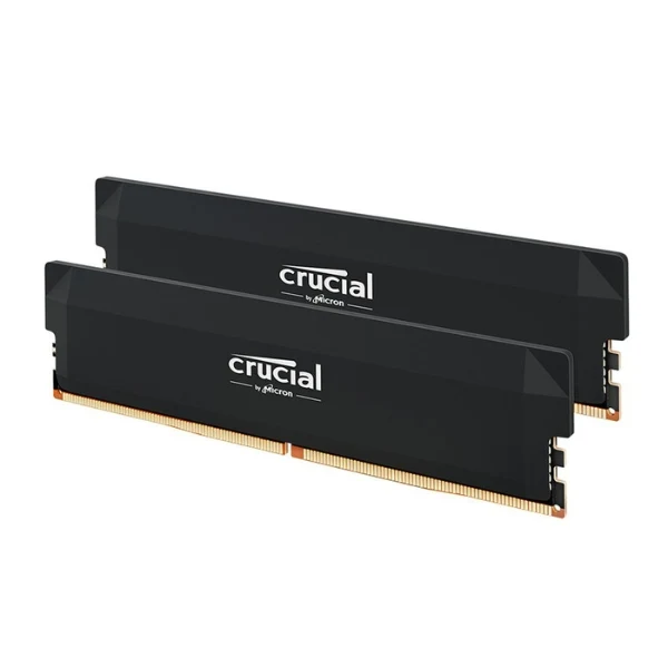 Memoria RAM Crucial Pro 32GB (2x16GB) DDR5 6400MHz PC5-51200 CL38 Dual Channel – Para PC (Black)