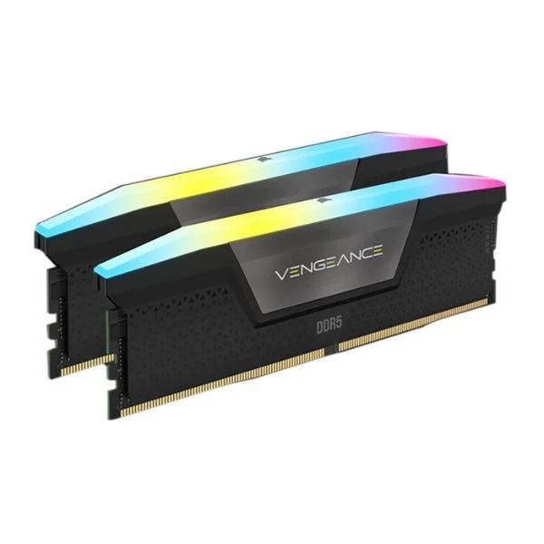 Memoria RAM Corsair VENGEANCE RGB 32GB (2x16GB) DDR5 6400MHz PC5-51200 CL32 Dual Channel – Para PC