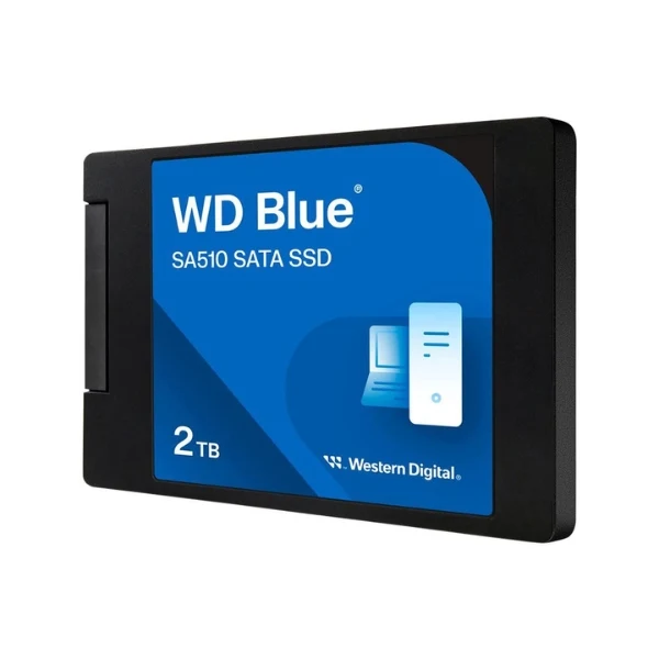 Disco Duro SSD WD Blue SA510 2TB TLC NAND SATA III 6Gb/s 2.5"