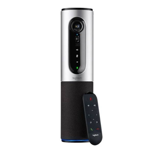 Webcam Logitech ConferenceCam Connect FHD 1080p, Zoom Digital 4X, Micrófono Integrado, USB 3.1, Bluetooth, Color Plateado