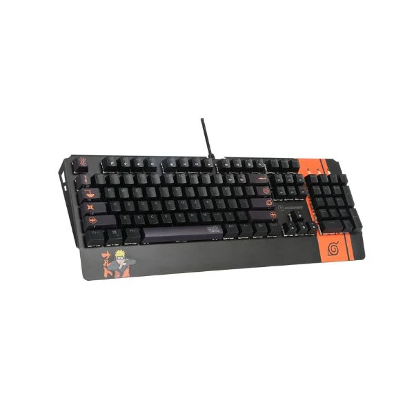 Teclado Naruto Checkpoint KX-500 Leaf Ninja USB, Mecánico, RGB