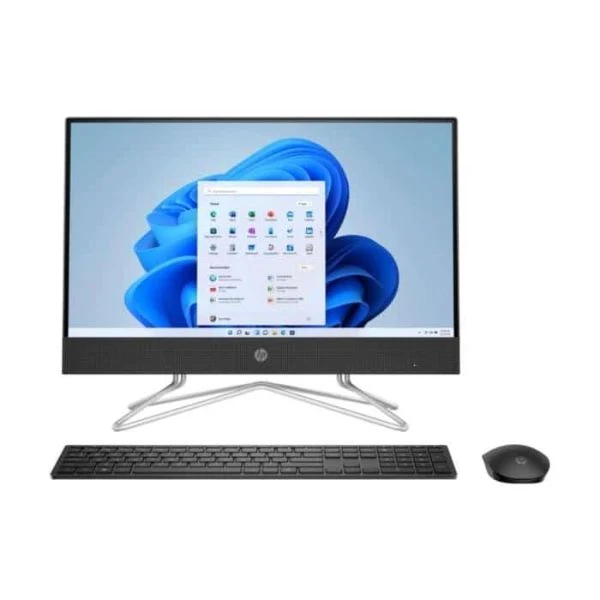 All in One HP Ryzen 3 3250U 22" Memoria RAM 8GB Disco SSD 256GB Windows 11 Home Color Negro 22-DD0547LA