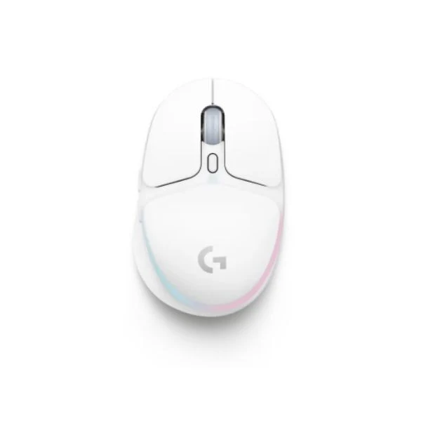 Mouse Logitech G705 Gaming inalámbrico/ 8200 DPI/ 6 botones/ RGB/ blanco 910-0036662