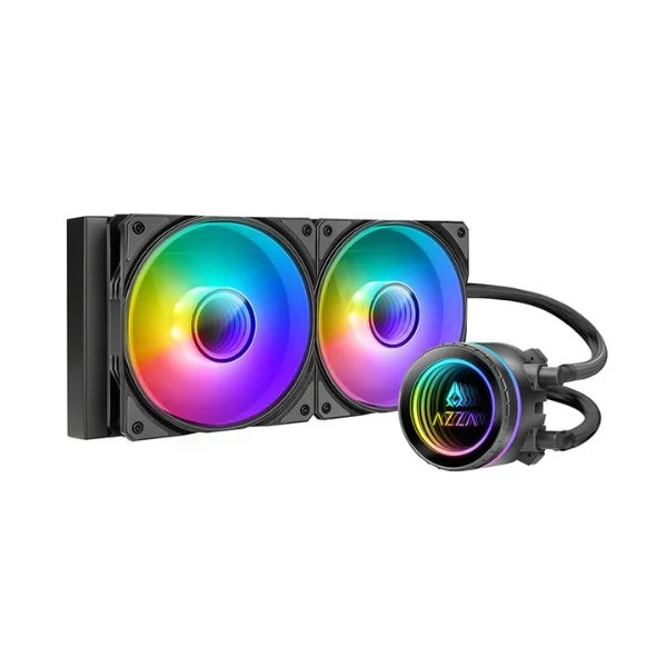Enfriador líquido CyberPowerPC GaleForce 240CT negro/ Soporta Intel LGA1900 y AMD AM5