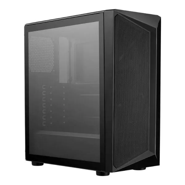 Case gaming Cooler Master CMP 510 Mid Tower negro - USB 3.0 - HD audio - Frontal malla-lateral vidrio