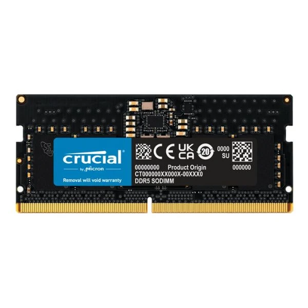 Memoria RAM Crucial 8GB DDR5 5600MHz SODIMM para Notebook