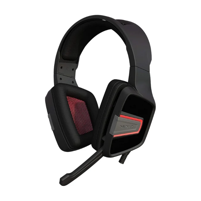 Audífonos Gamer Patriot Viper V330 Stereo Jack 3.5mm con Micrófono Negro