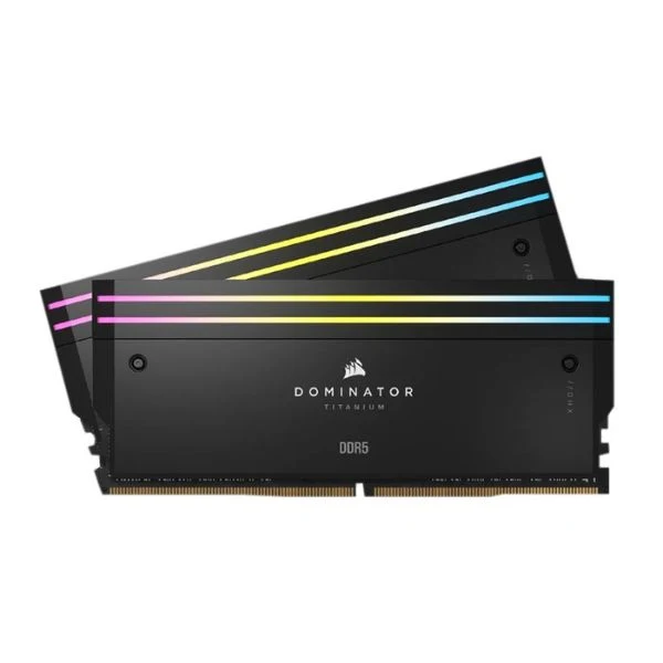 Memoria RAM Corsair Dominator Titanium RGB 32GB (2x16GB) DDR5 6400MHz PC5-51200 CL32 Dual Channel – Para PC