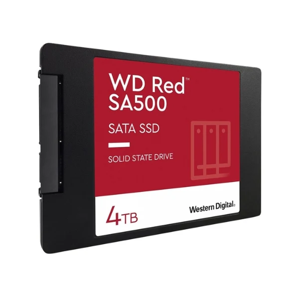 Disco Duro SSD WD Red SA500 4TB 3D NAND SATA III 6Gb/s 2.5" NAS