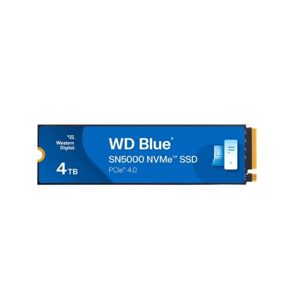Disco Duro SSD WD Blue SN5000 4TB 162L BiCS4 QLC NAND PCIe Gen 4 x4 NVMe M.2