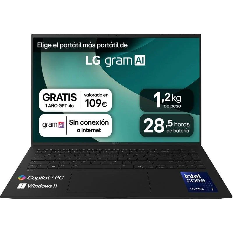 LG Gram 16Z90TL-G.AU88BN - 16" - Intel Core Ultra 7-258V - 32GB - 1TB SSD - W11