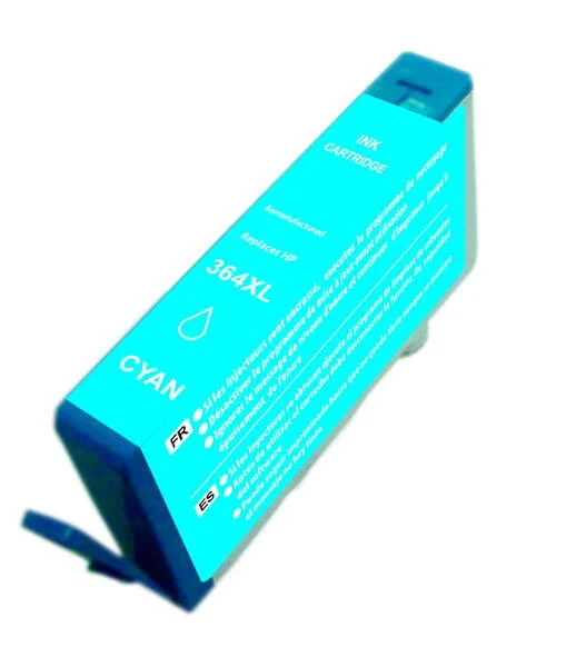 Cartucho compatible HP 364XL cian