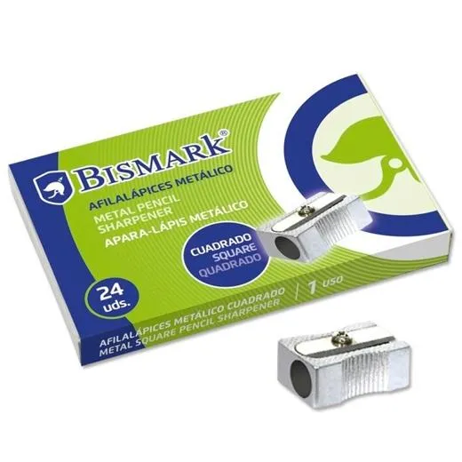 BISMARK AFILALÁPICES METAL CUADRADO C/24U